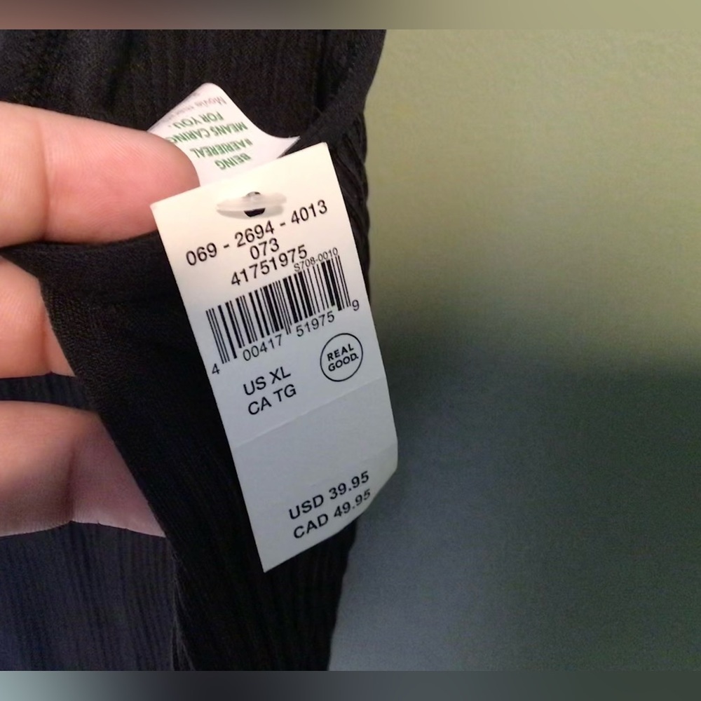 Aerie Black Ribbed Bodysuit - Picture 2 of 2